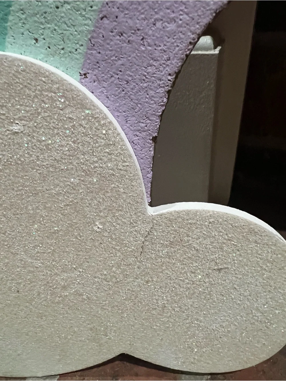 Decorative Rainbow Party Prop - Pink, Mint, Lavender, Gold, White